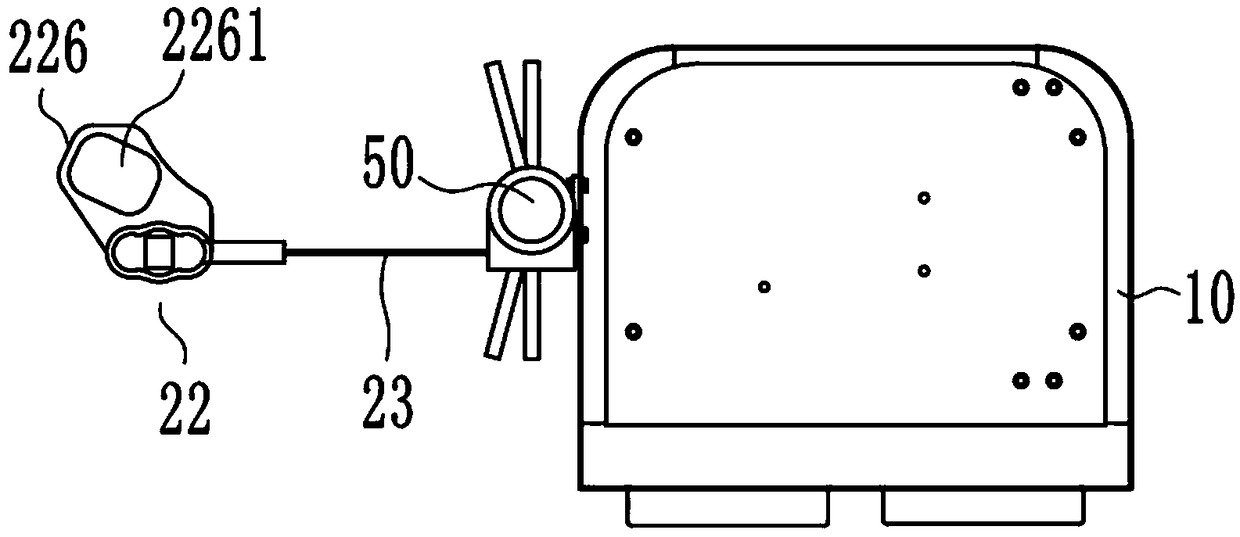 Backpack type one hand picking device