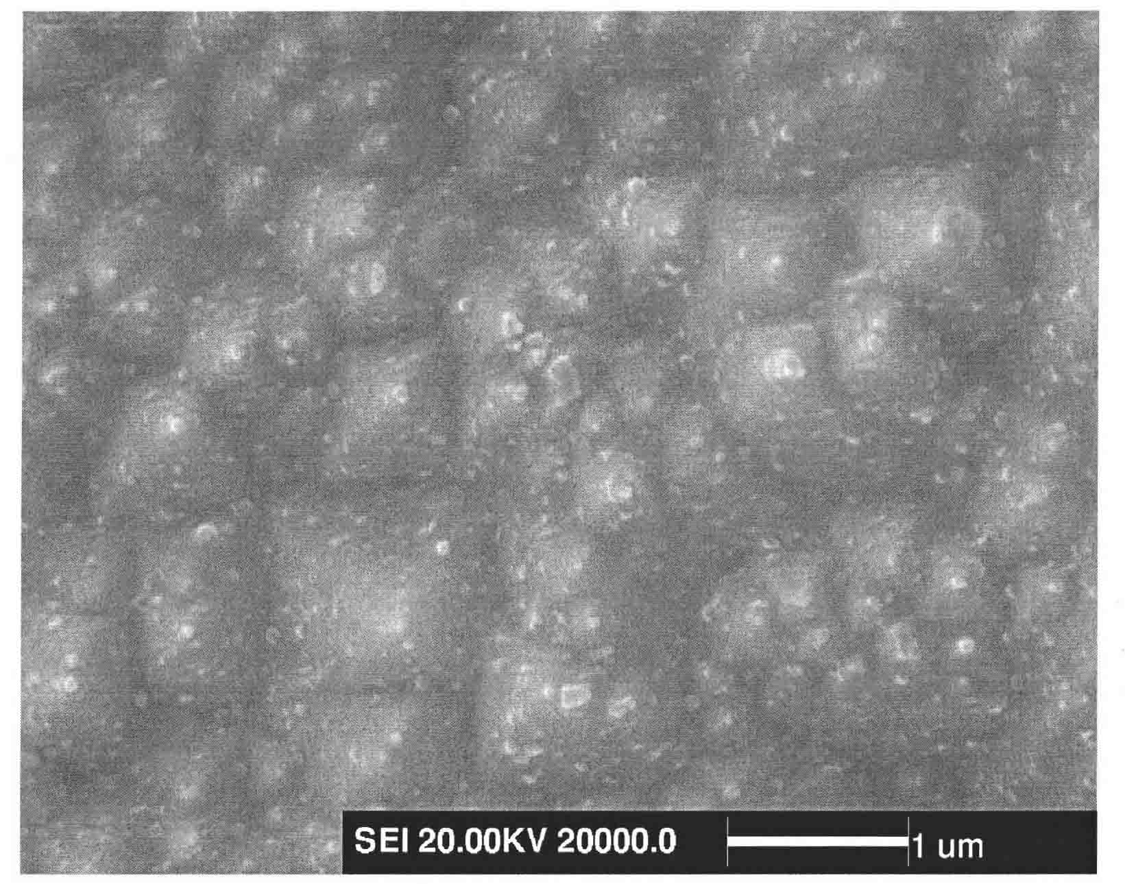 Preparation method of hydrophobic light trapping structure on silicon surface