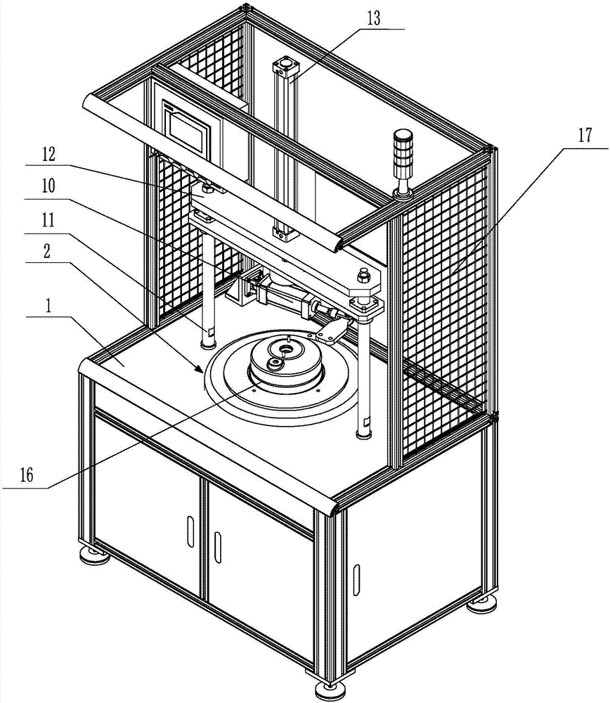 Special riveting machine for vacuum booster