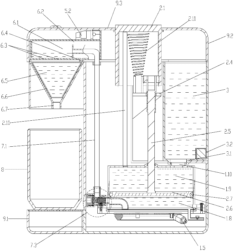 Quick drink making machine