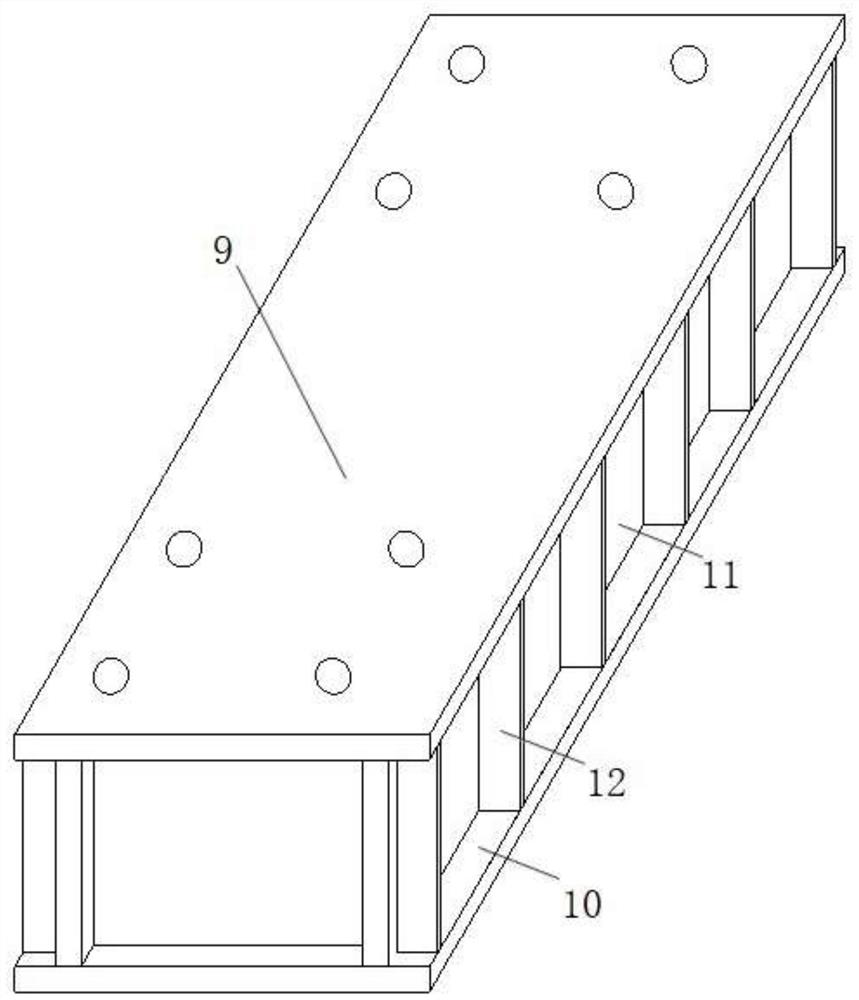 Pseudo-static seismic test loading device that can realize vertical uniform loading