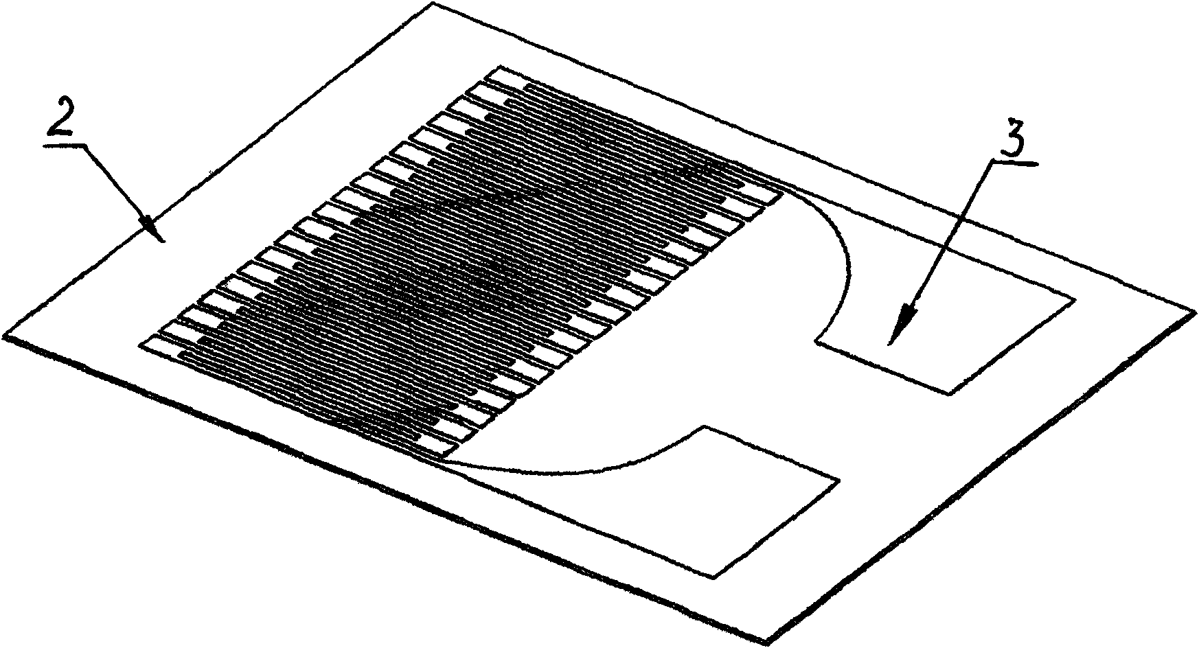 Manufacturing method of resistance strain gage based on ion beam technology