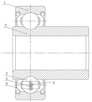 Bearing special for rowing machine