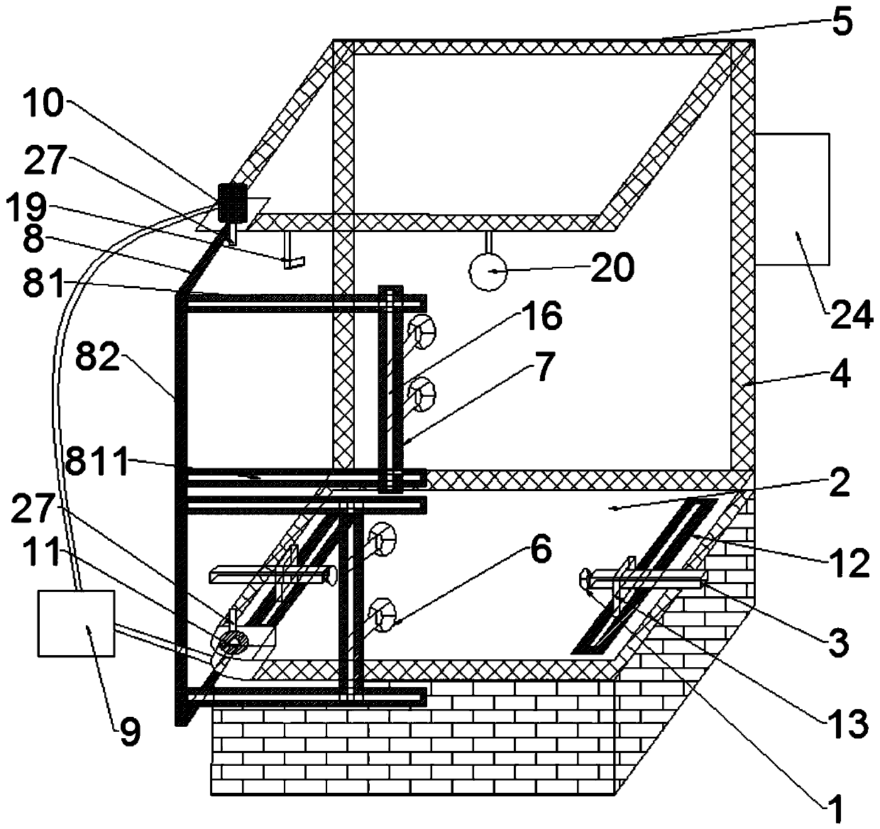 A self-aligning continuous door opening machine for refrigerator door test