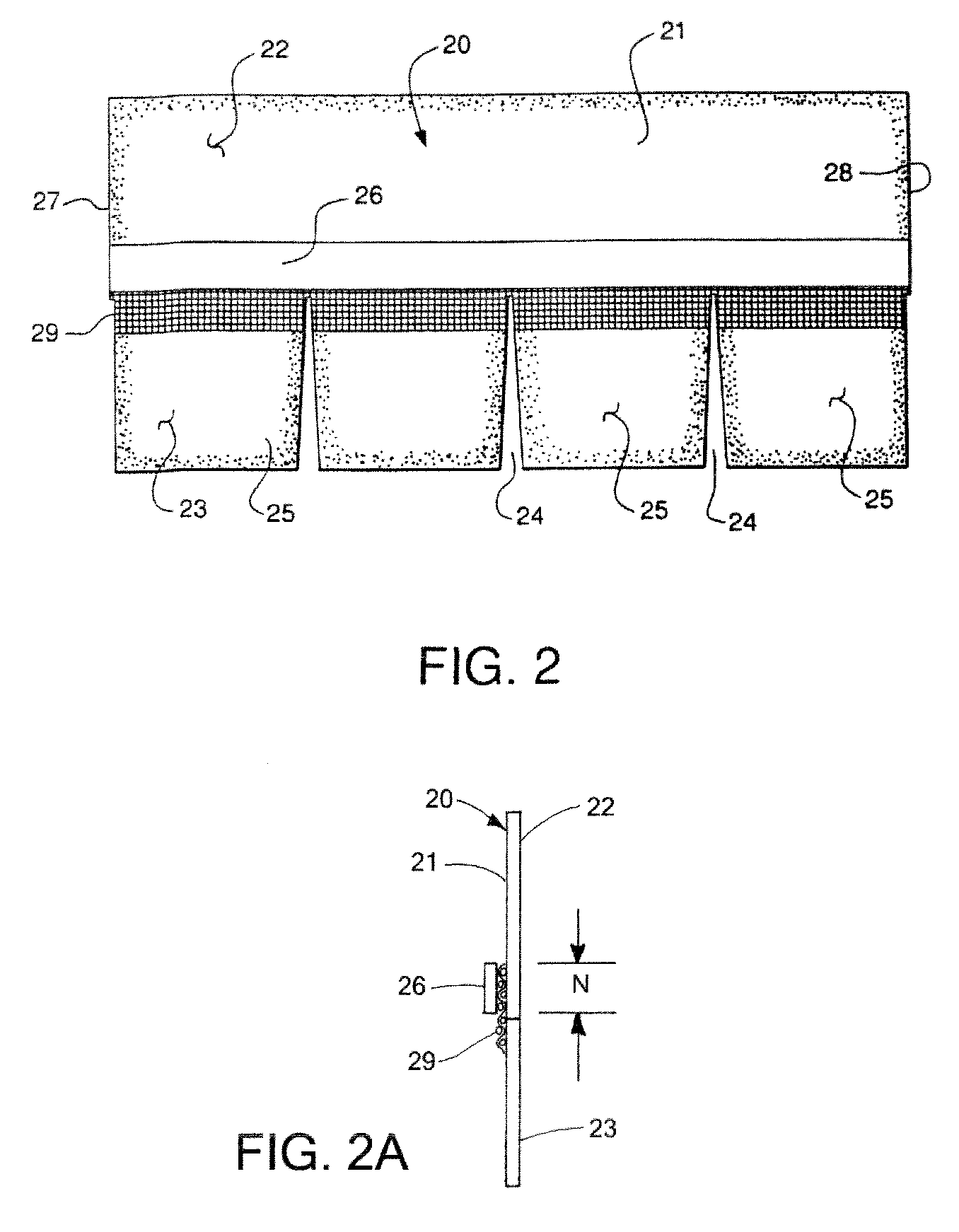 Shingle with reinforcement layer