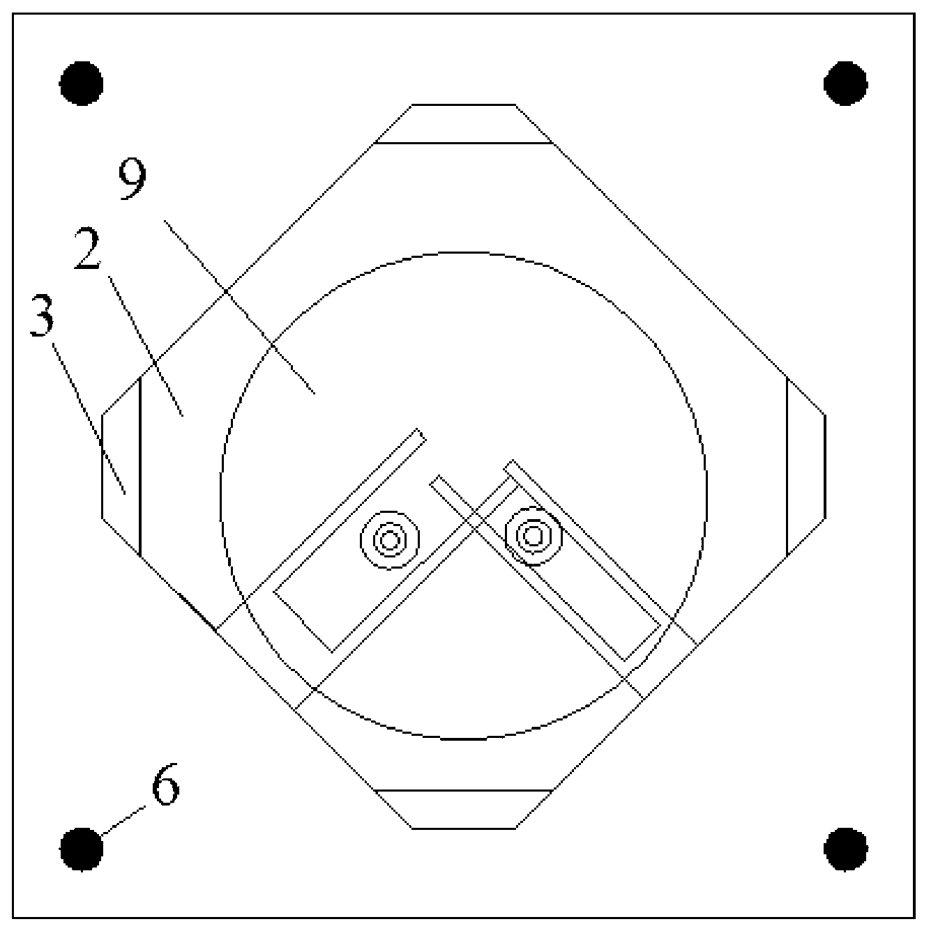 High-isolation dual-polarization E-type microstrip antenna with spurious wafer