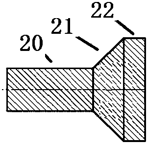 A drawing type inertial friction welding method and device