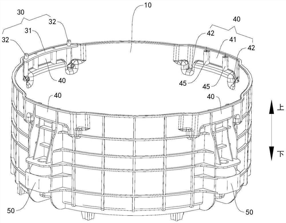 Rotary washing machine and defoaming spraying device for pulsating washing machine