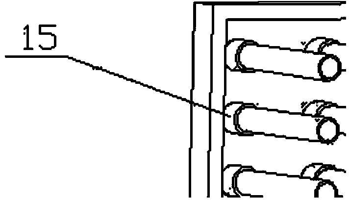 Chemical test tube cleaning device