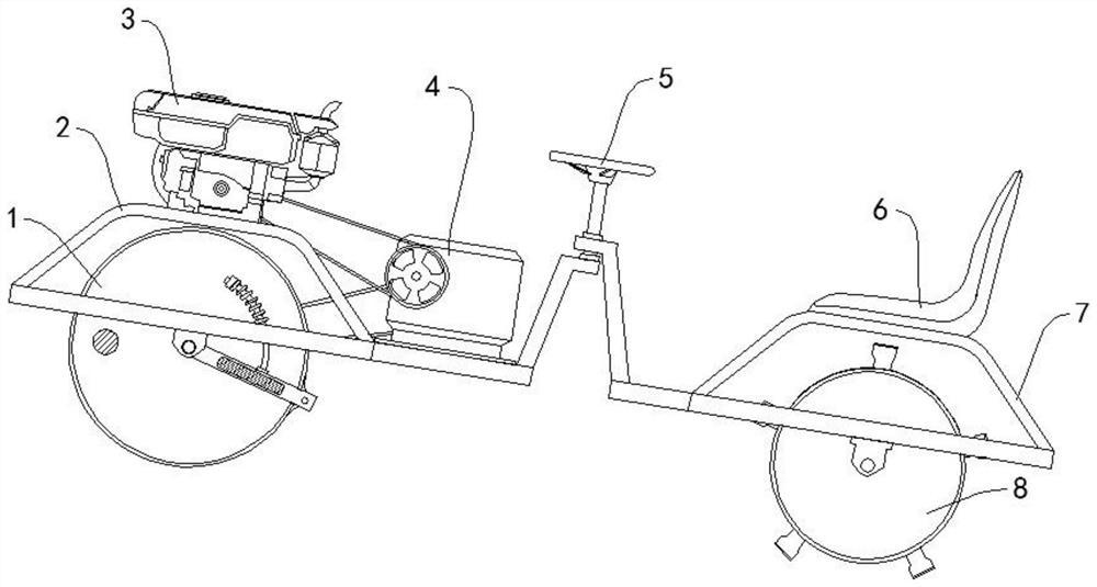 Dioscorea alata planting machine and planting method thereof