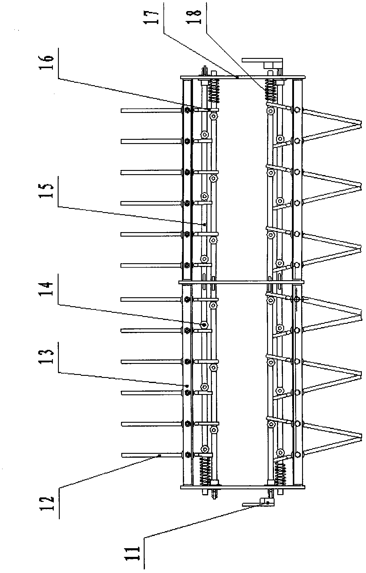 Clamping type residual membrane recovering machine