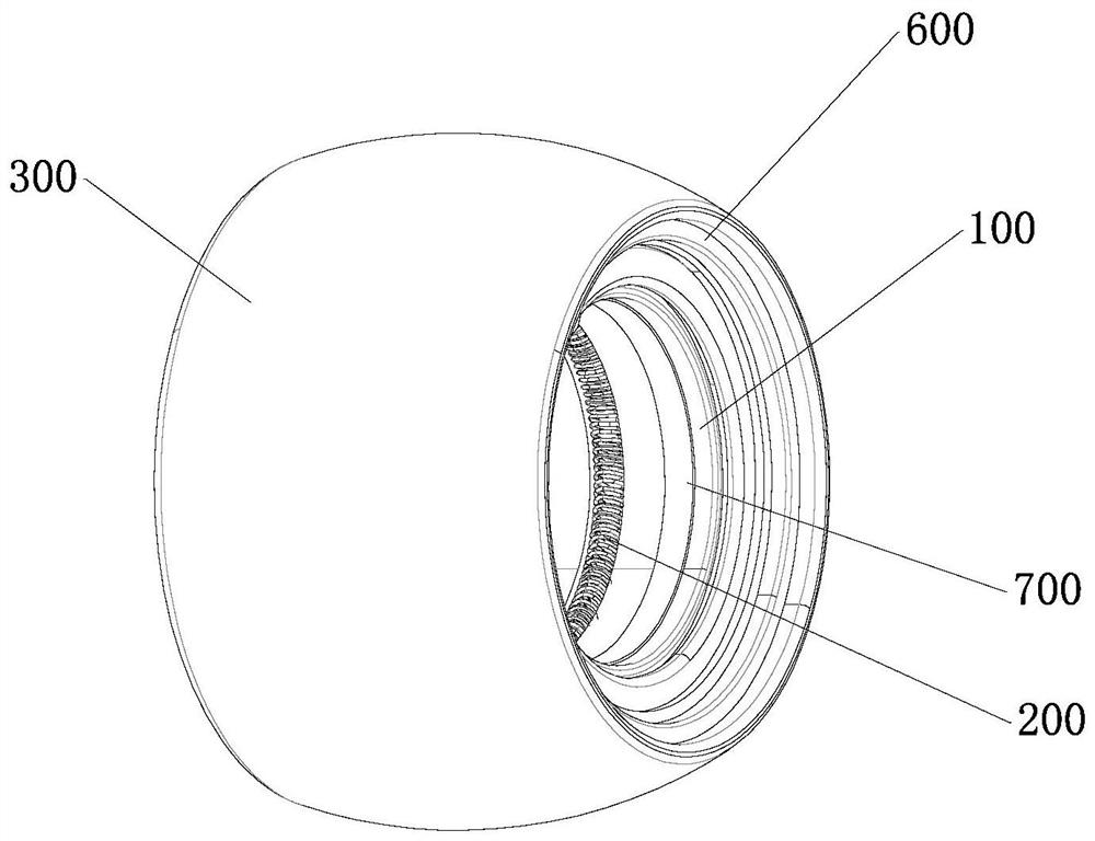 Branch bus contact seat assembly structure