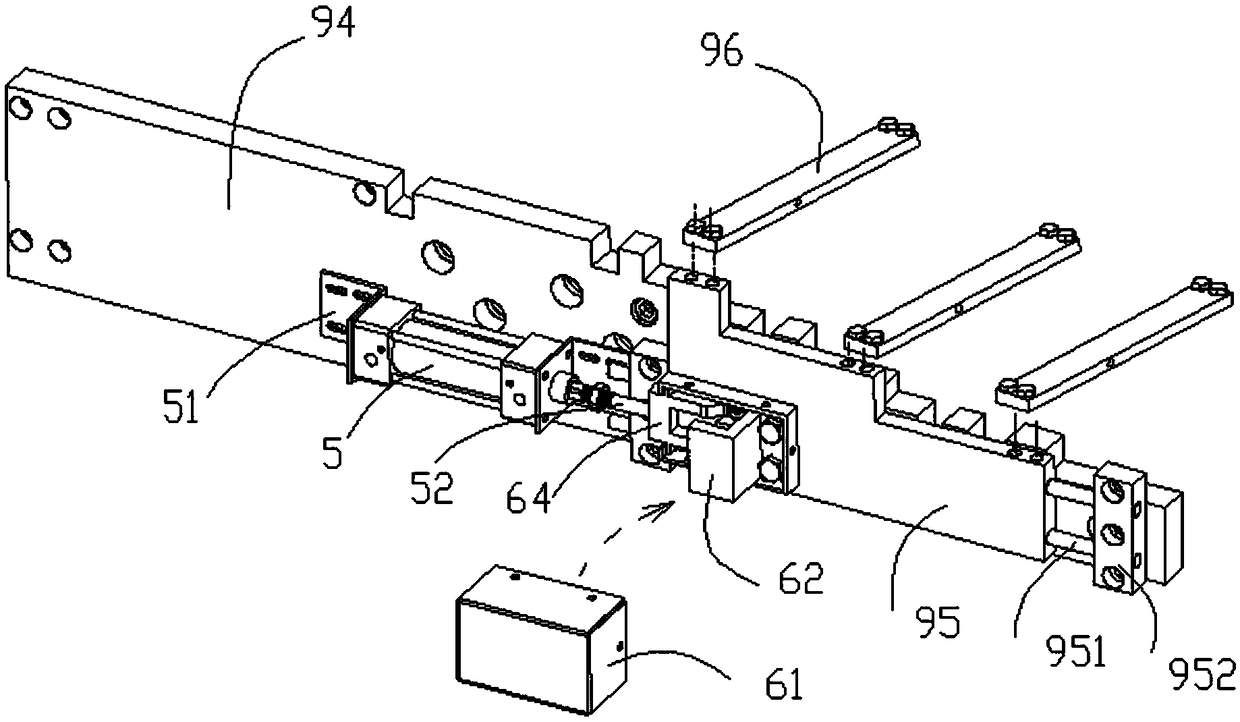 Baffle mechanism for full-automatic pliers body continuous drilling-milling machine tool