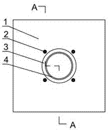 Composite burner brick for heating furnace kiln