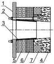 Composite burner brick for heating furnace kiln