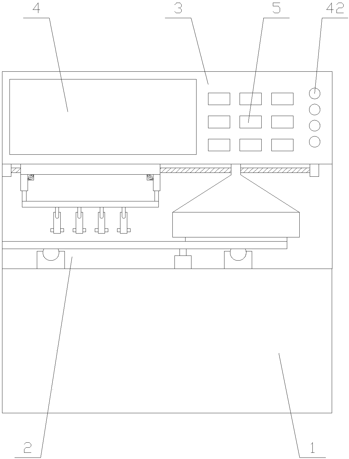 Intelligent palm shape recognition instrument