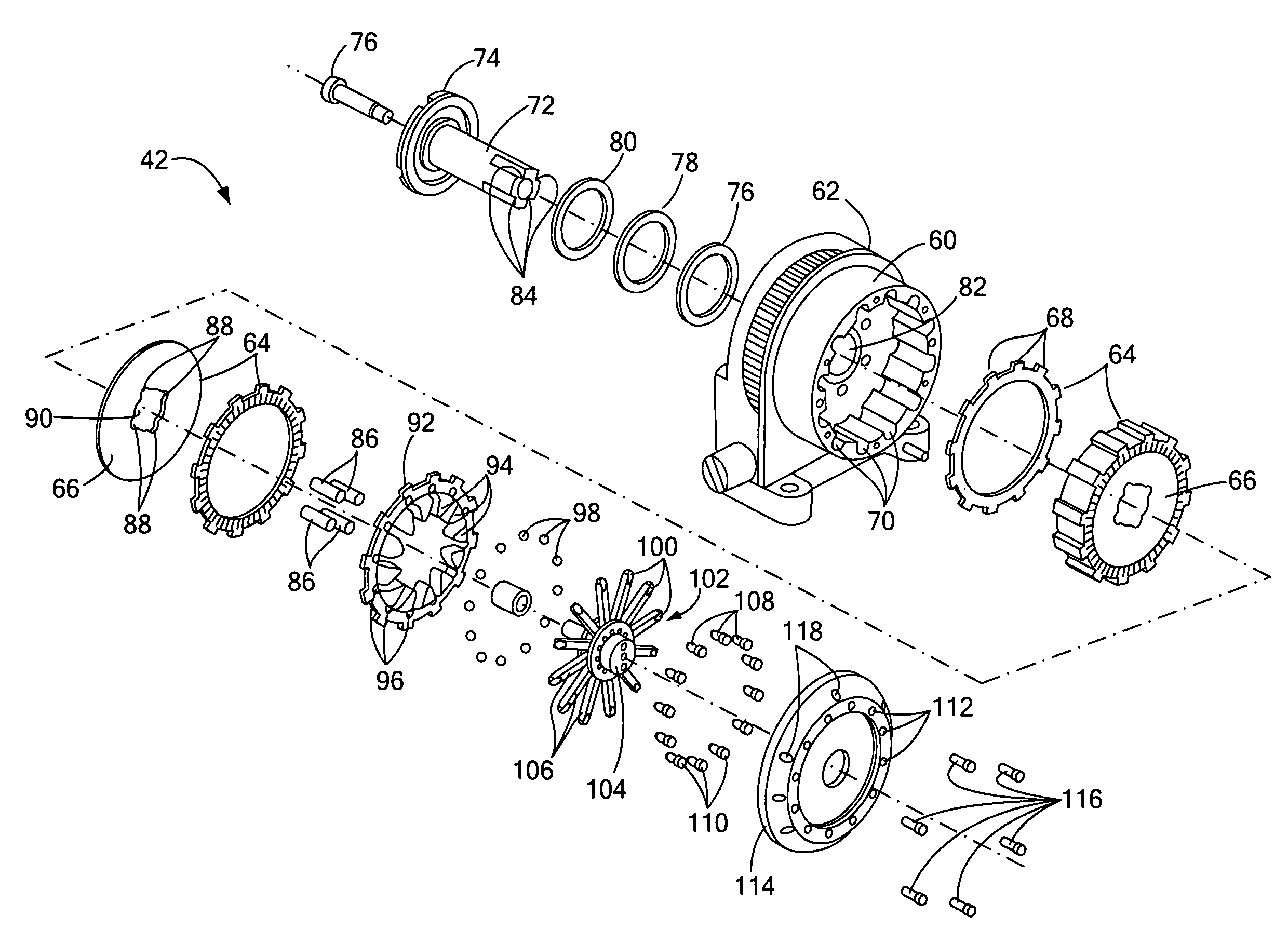 Drive system for mobile robot arm