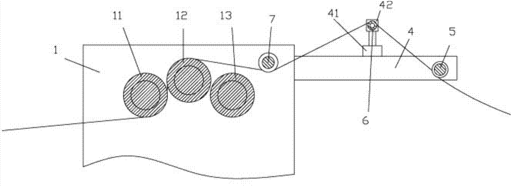 Transmission device for folding machine