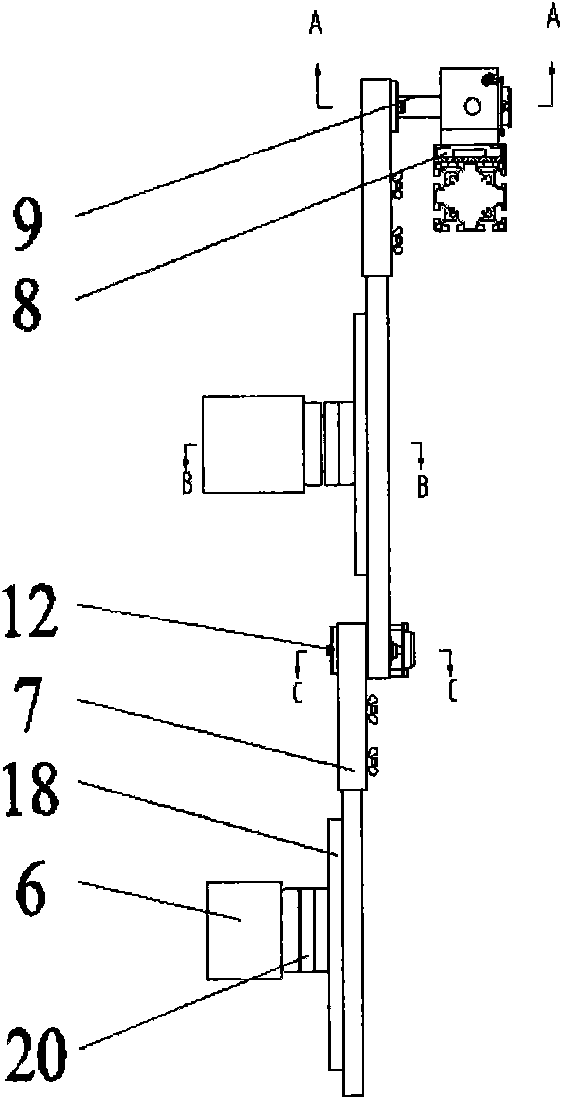 Gait rehabilitation robot for using rope to pull lower limbs