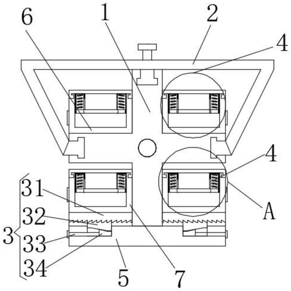 Cable bridge capable of realizing cable partitioning function