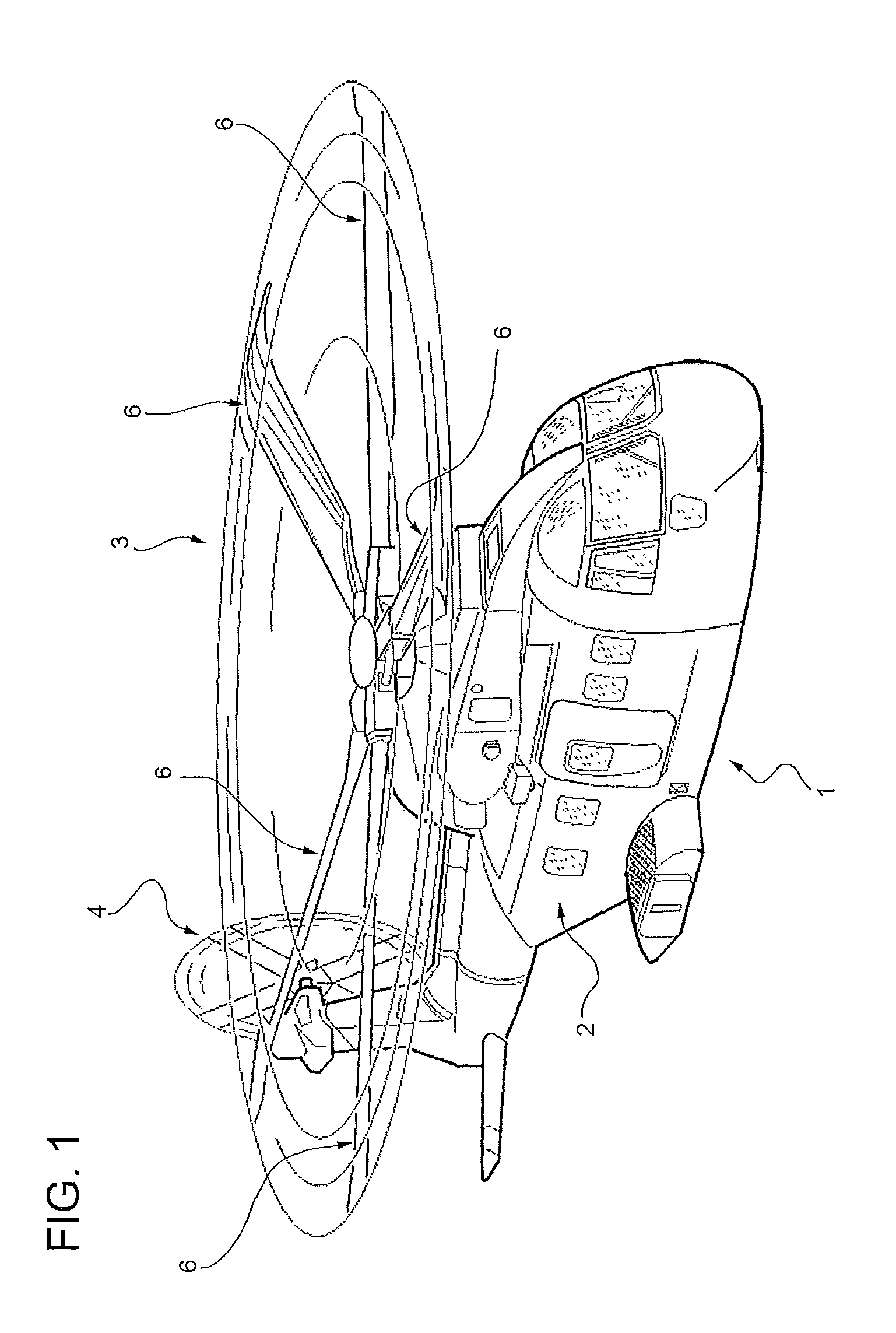 Rotor assembly for an aircraft capable of hovering and equipped with an improved constraint assembly