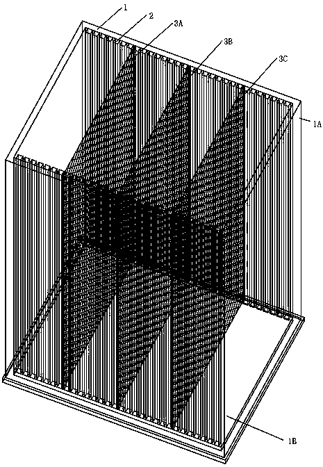 A space-adjustable aquatic plant co-cultivation device