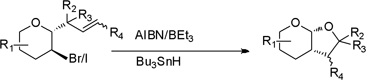 Method for stereoselective preparation of derivatives of pyrane