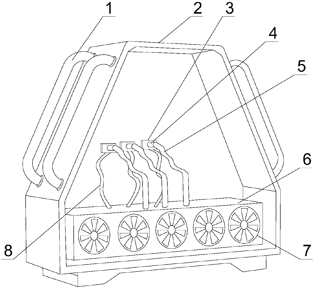 Water-cooling computer case