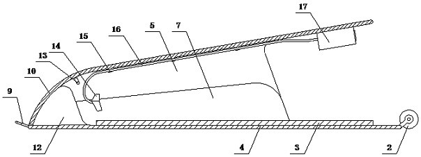 Safety protection device for mine blasting