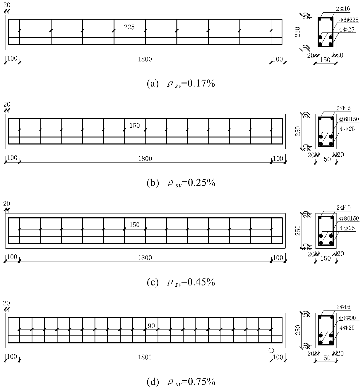 Method for determining shear capacity of light ultra-high performance concrete beam