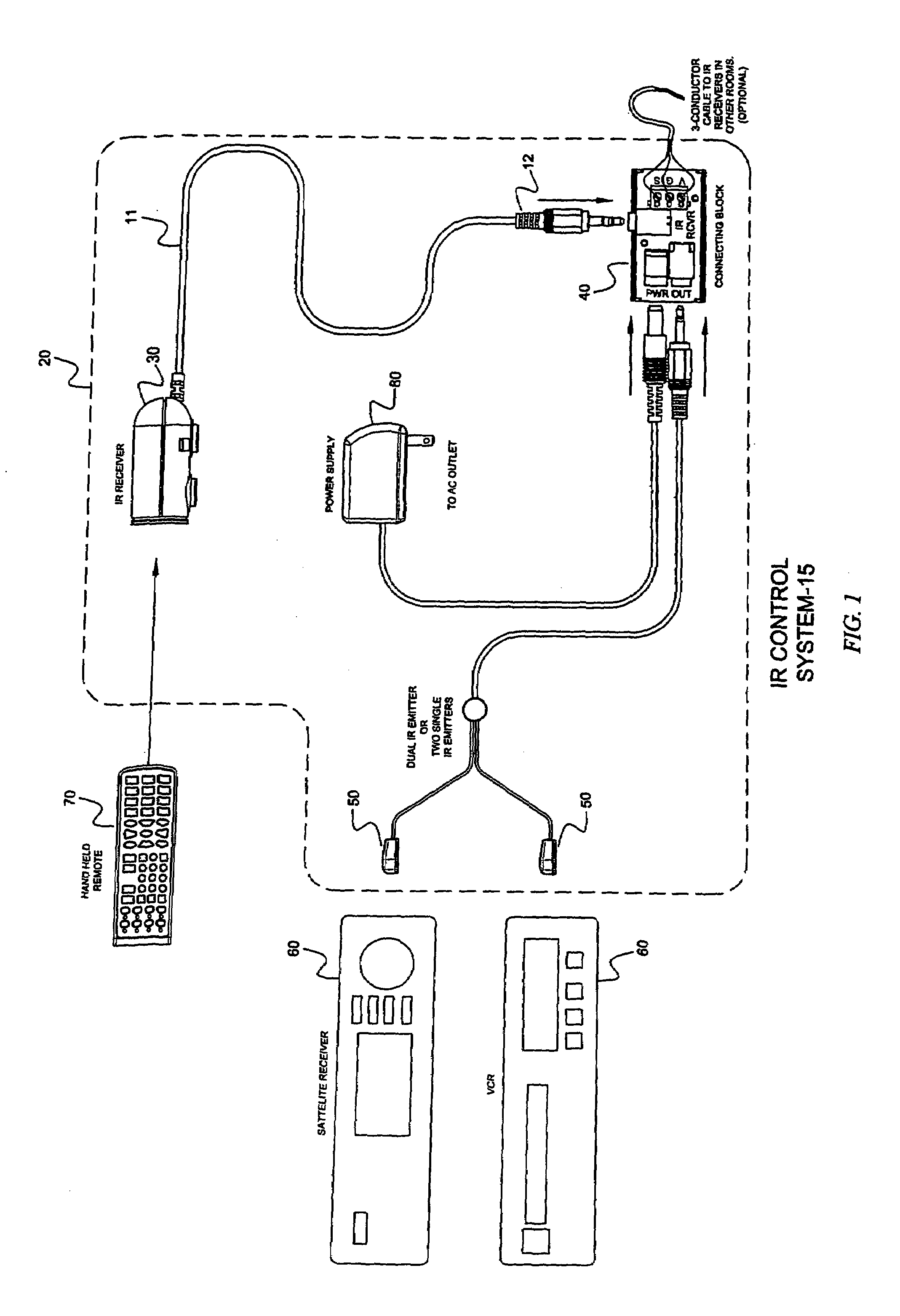 Interference resistant infrared extension system