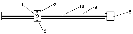 A bus video passenger flow counting device