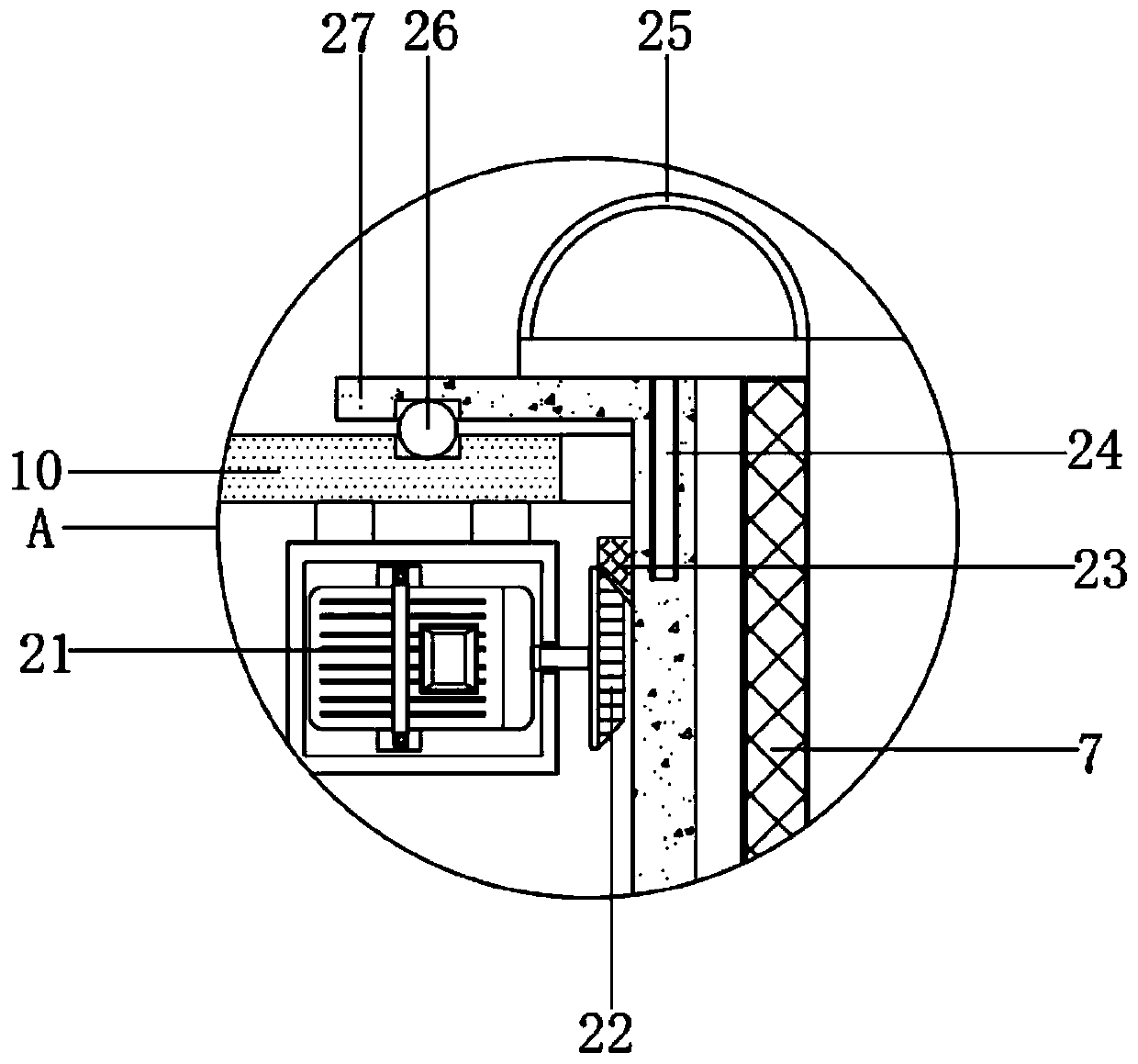 Cleaning and deoiling device for mechanical parts