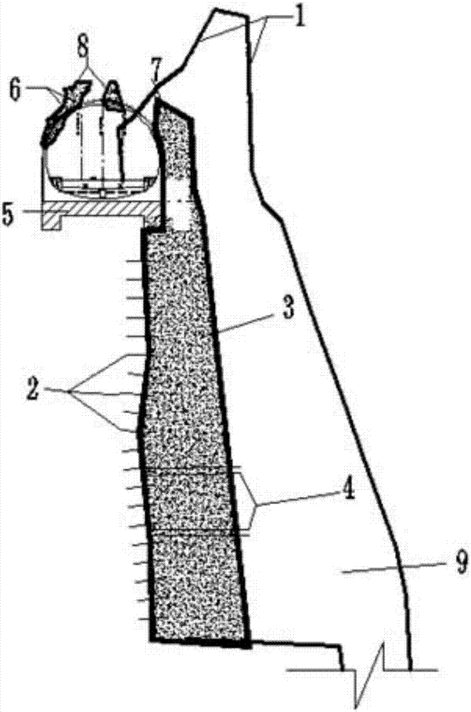 Construction method for penetrating through large-scale vertical karst cave group tunnel