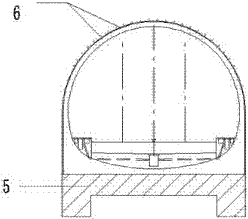 Construction method for penetrating through large-scale vertical karst cave group tunnel