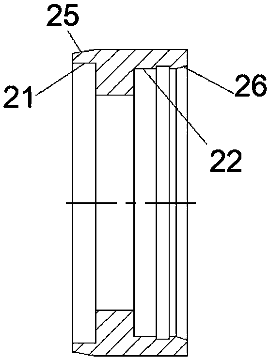 Supporting device of gear and rack mechanical steering gear