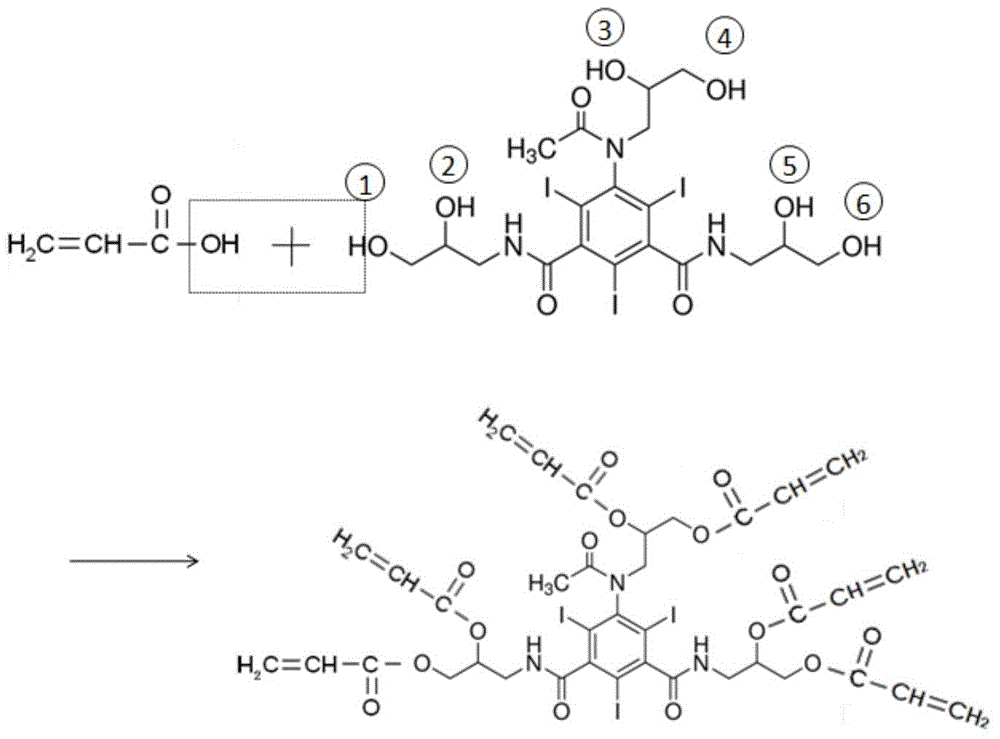 Self-developing polymethacrylate used for bone cement and preparation method for self-developing bone cement