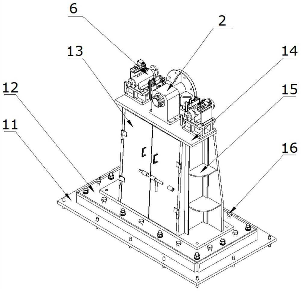 Clamp device and method for welding of front floor of special vehicle