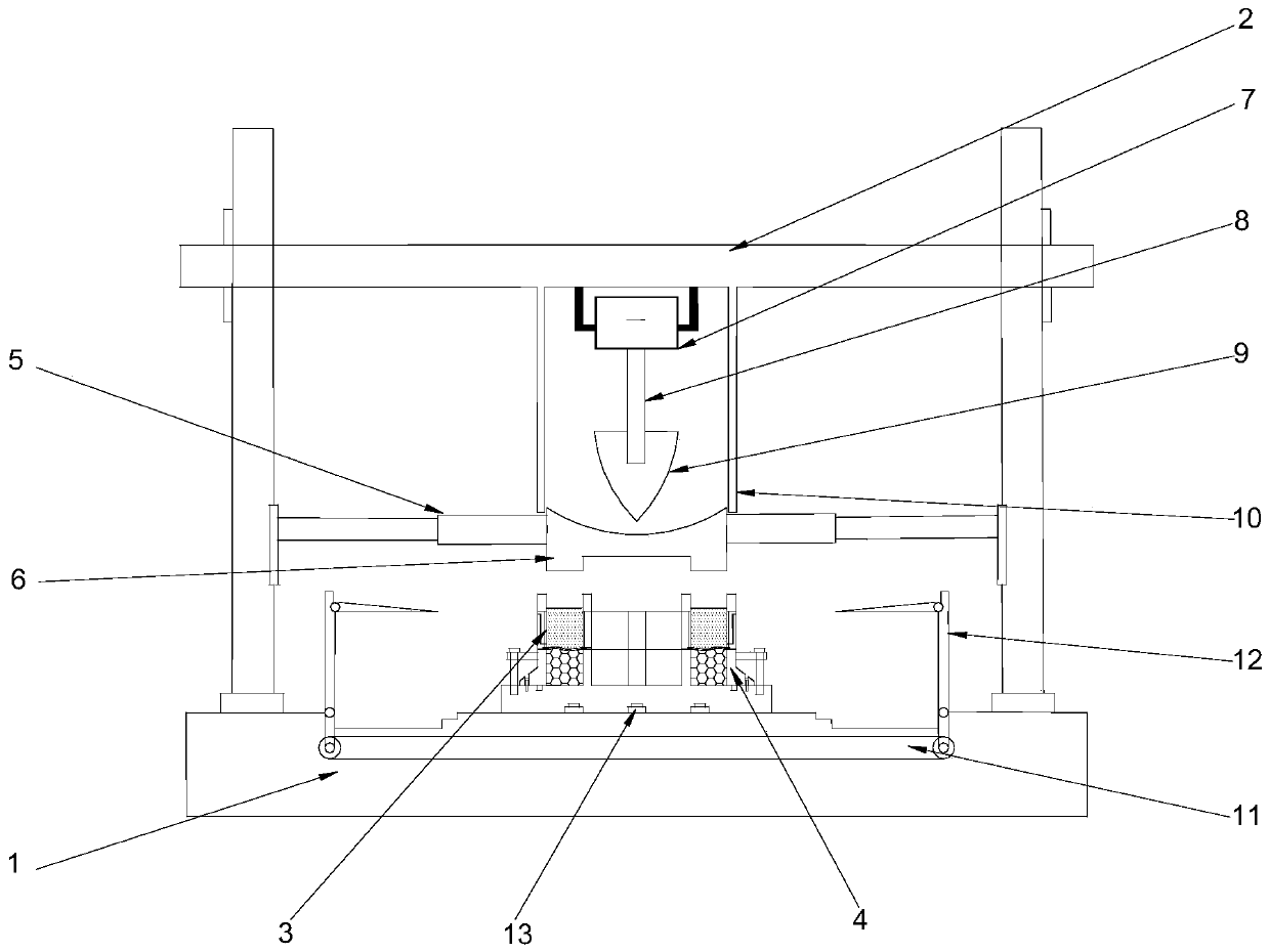 Ring shear apparatus testing system for land-rock contact face