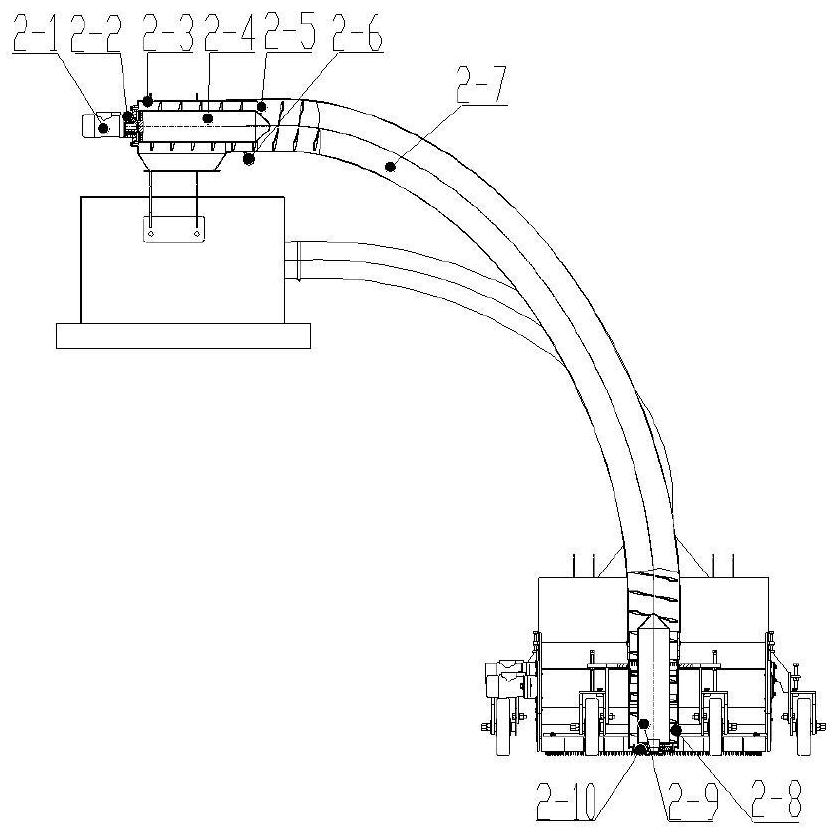 Cleaning device for flexible mechanical conveying