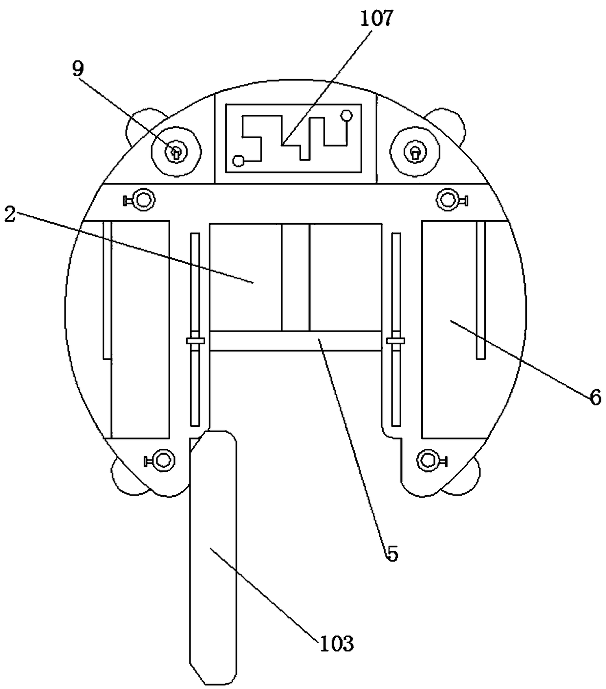 Convenience postoperative special walking aid