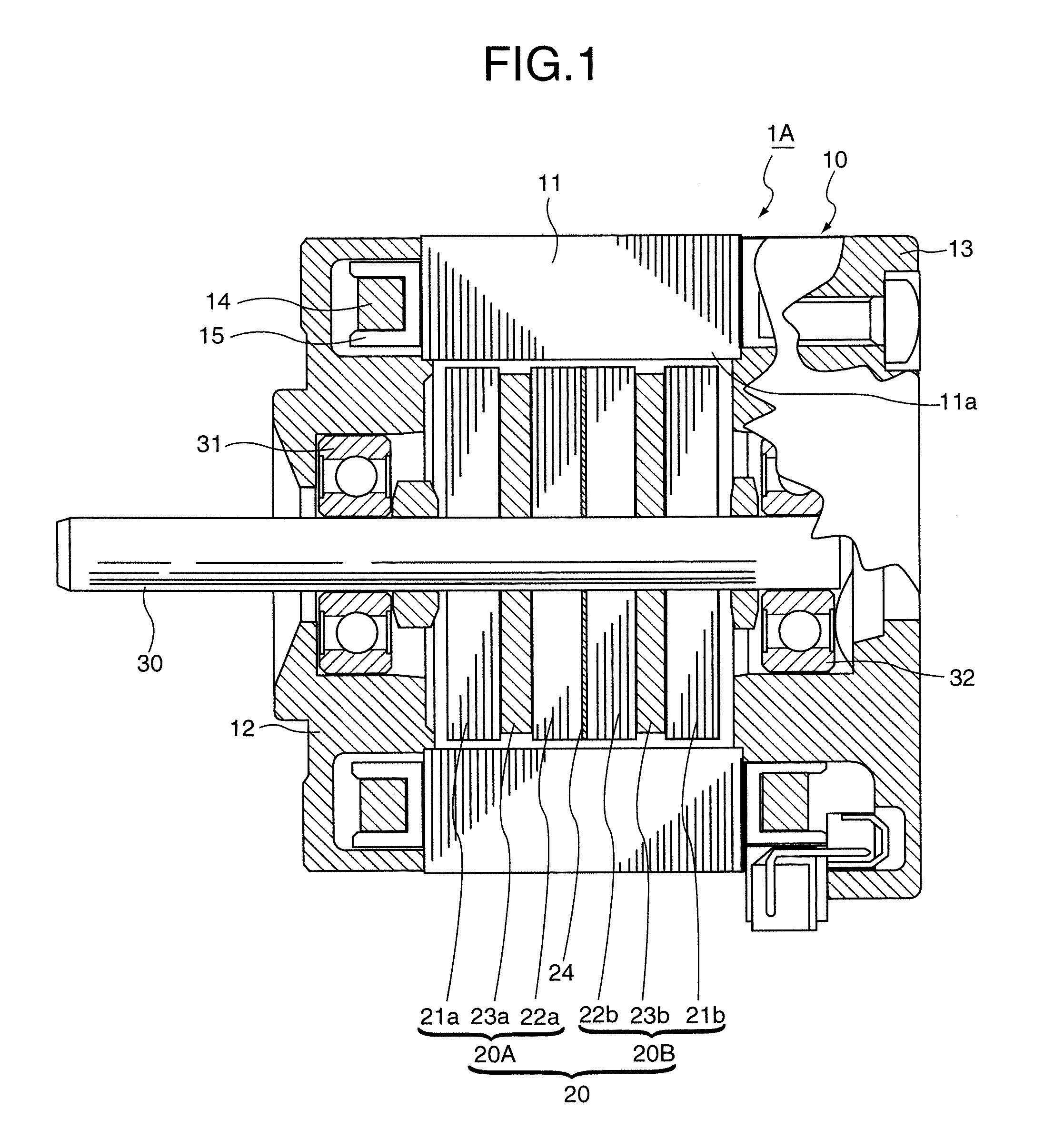 Hybrid permanent magnet type electric rotating machine and manufacturing method thereof