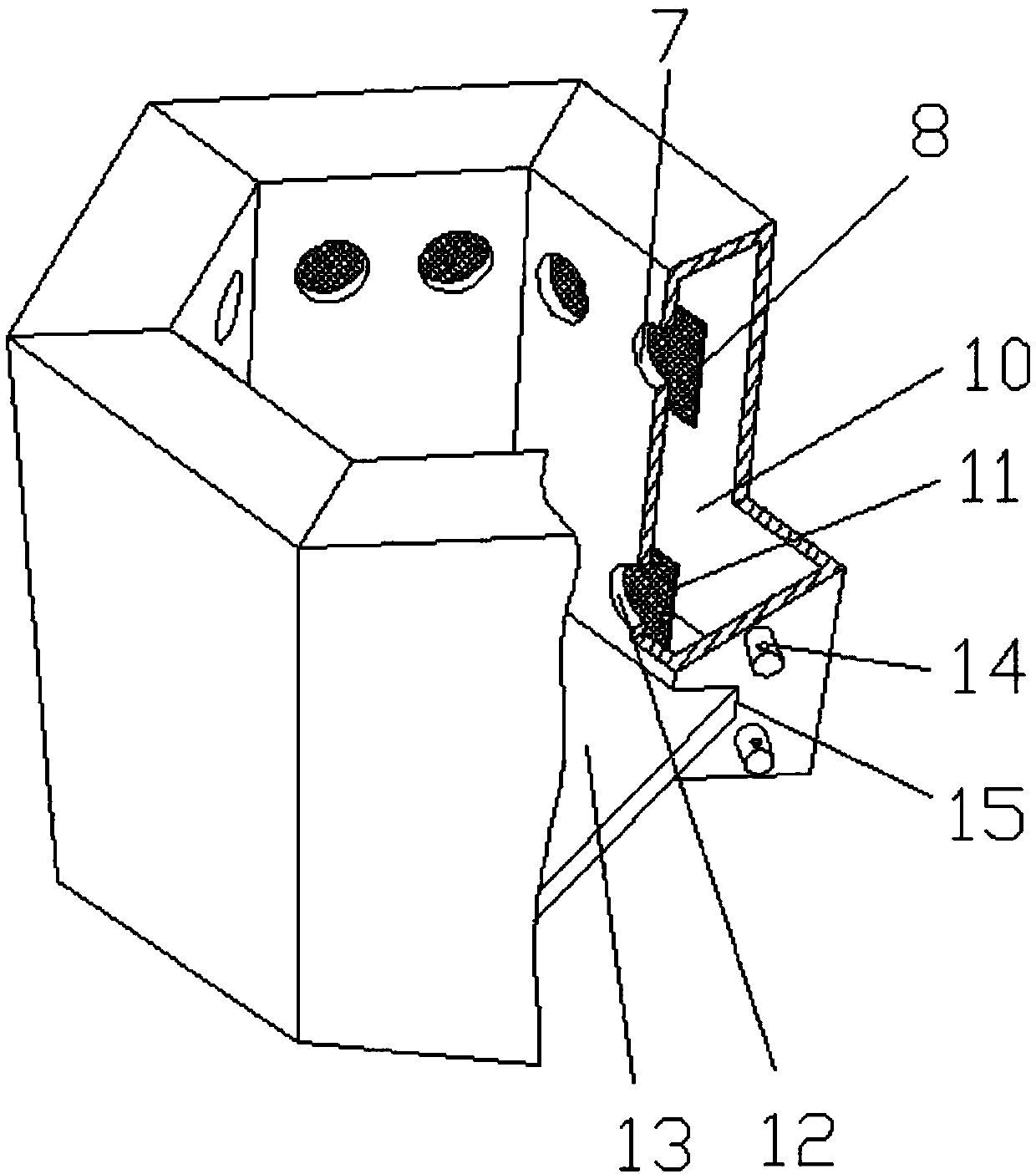 Combined flowerpot with water storage and automatic water supply functions