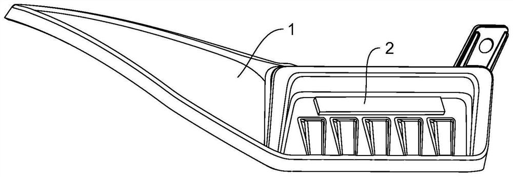 Luminous mudguard