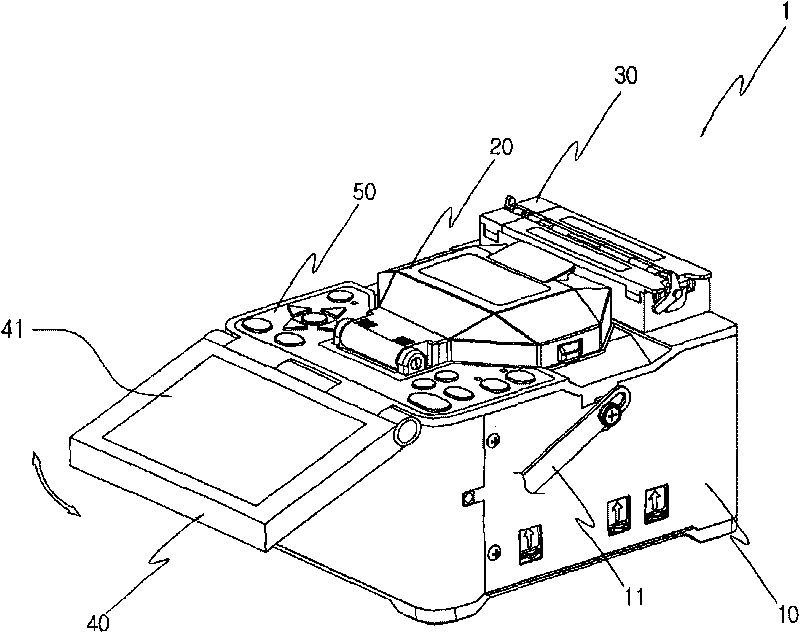 Optical fiber fusion splicer