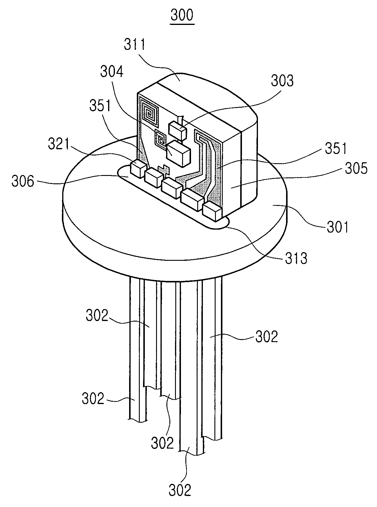 Optical element module package and method for manufacturing the same