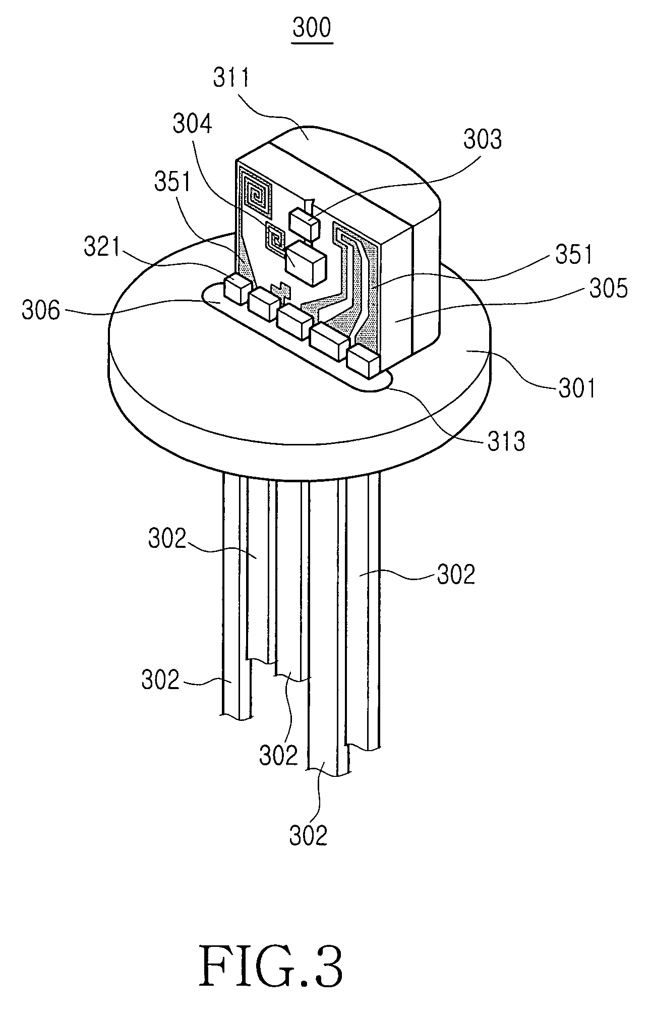 Optical element module package and method for manufacturing the same