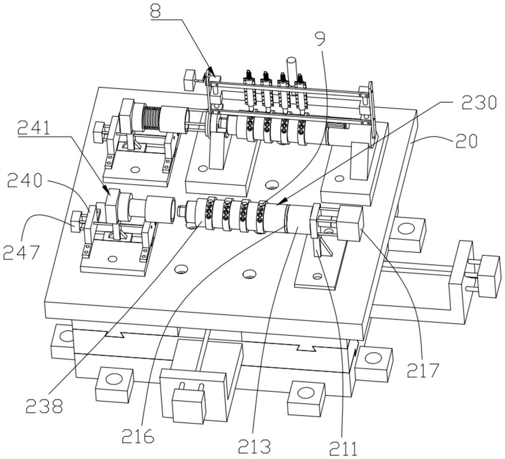 Wax mould stone inlaying device