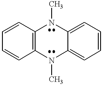 Coupled electrochromic compounds with photostable dication oxidation states