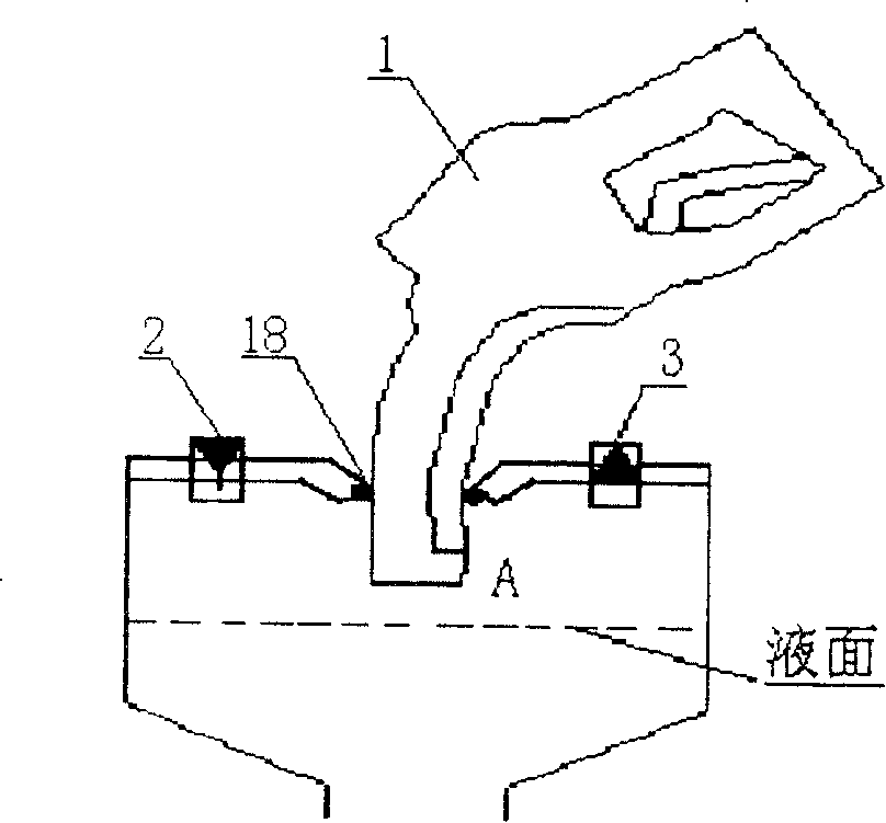 Hidden type fuel measurer